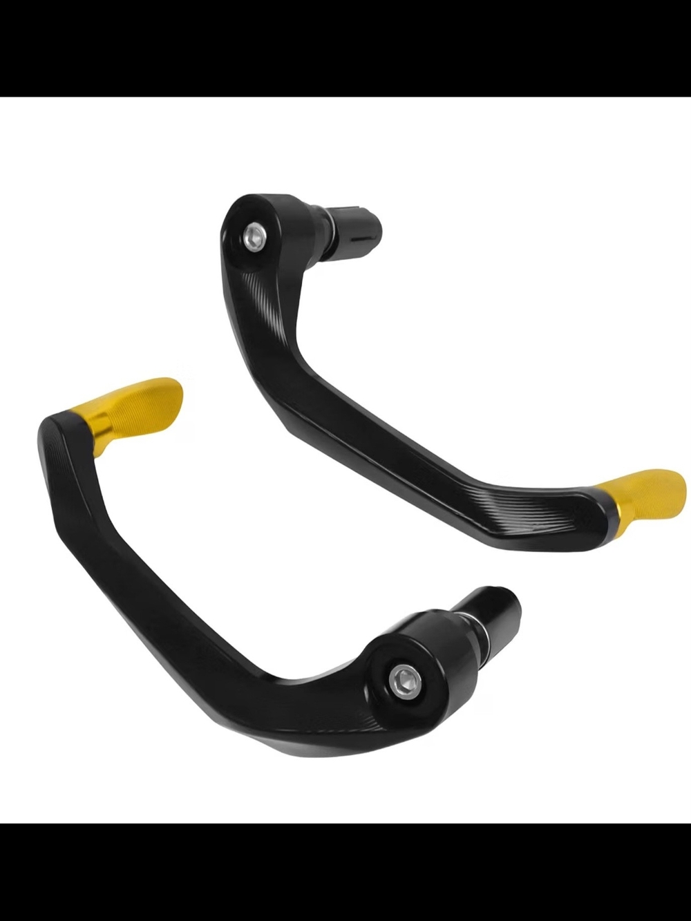 Universal Black and Yellow Motorcycle Handlebar Handguards
